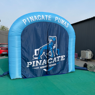 Impresión digital completa Inflable gigante del túnel personalizado al aire libre Inflable canal de publicidad inflable para eventos deportivos