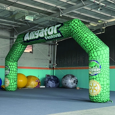 Eventos al aire libre personalizados Línea de meta Carrera inflable Arco de inicio Arco inflable Entrada Arco publicitario deportivo