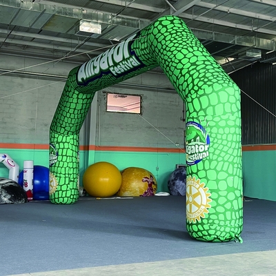 Eventos al aire libre personalizados Línea de meta Carrera inflable Arco de inicio Arco inflable Entrada Arco publicitario deportivo