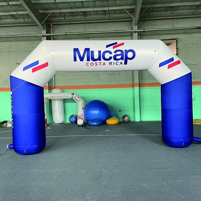 Fábrica Deportes al aire libre de entrada inflable Arcos de publicidad de carrera inflable Estrella línea de meta arco de puerta inflable