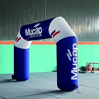 Fábrica Deportes al aire libre de entrada inflable Arcos de publicidad de carrera inflable Estrella línea de meta arco de puerta inflable