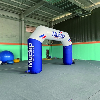 Fábrica Deportes al aire libre de entrada inflable Arcos de publicidad de carrera inflable Estrella línea de meta arco de puerta inflable