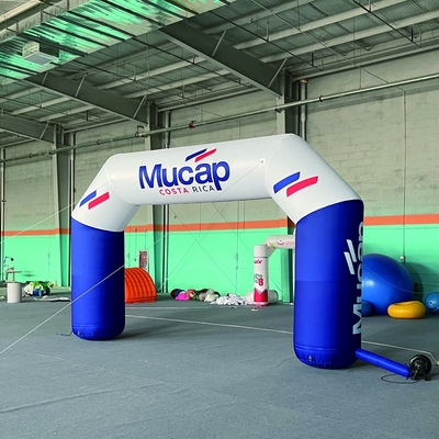 Fábrica Deportes al aire libre de entrada inflable Arcos de publicidad de carrera inflable Estrella línea de meta arco de puerta inflable