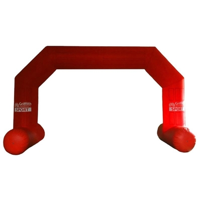 Venta caliente de Maratón Arco inflable Impresión UV Logotipo Impreso de Oxford Arcos inflables gigantes a medida
