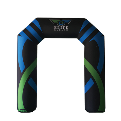 Logotipo de impresión personalizado Arco deportivo gigante de aire libre inflable Arco de carrera Arco para competición Entretenimiento