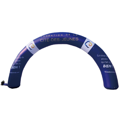 Diseño personalizado Publicidad al aire libre Arco inflable Maratón Arco inflable