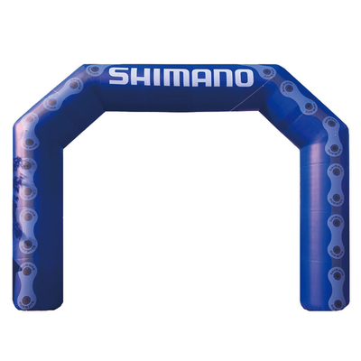 Diseño personalizado Publicidad al aire libre Arco inflable Maratón Arco inflable