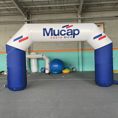Eventos publicitarios al aire libre de alta calidad Impresión de arco Puerta de arco inflable de carrera