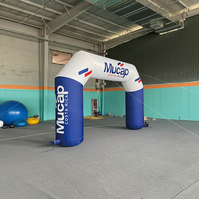 Eventos publicitarios al aire libre de alta calidad Impresión de arco Puerta de arco inflable de carrera