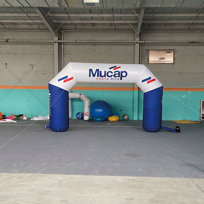 Eventos publicitarios al aire libre de alta calidad Impresión de arco Puerta de arco inflable de carrera