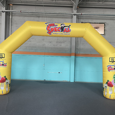Arco de entrada inflable para eventos de tamaño 8*4m