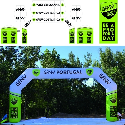 Arco de entrada inflable para eventos de tamaño 8*4m