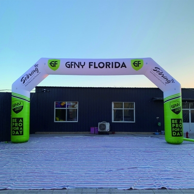 Arco de entrada inflable para eventos de tamaño 8*4m