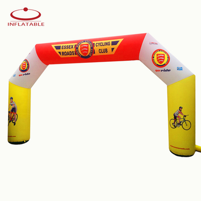 Arco personalizado de publicidad al aire libre Arco inflable con led Arco inflable de entrada Arco de carrera