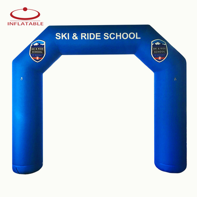 Arco personalizado de publicidad al aire libre Arco inflable con led Arco inflable de entrada Arco de carrera