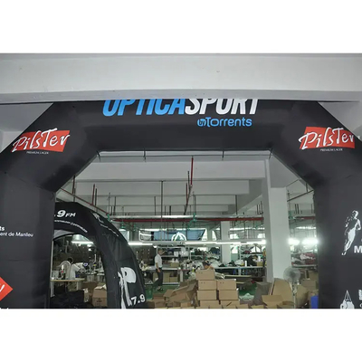 Fábrica mayorista de eventos al aire libre publicidad impermeable inflables arco publicitario con impresión personalizada