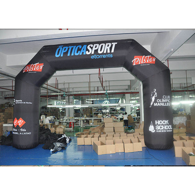 Fábrica mayorista de eventos al aire libre publicidad impermeable inflables arco publicitario con impresión personalizada