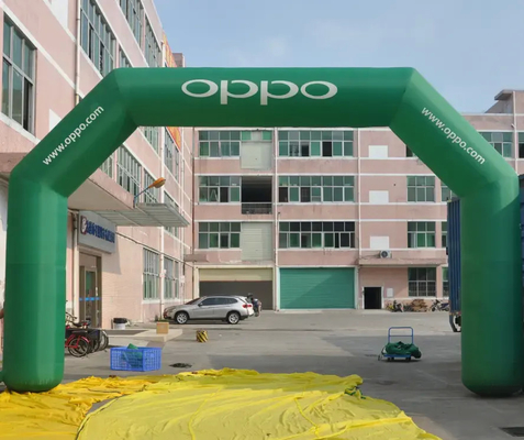 Fábrica mayorista de eventos al aire libre publicidad impermeable inflables arco publicitario con impresión personalizada