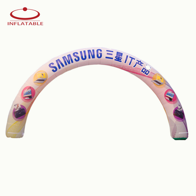 color logotipo impresión digital arco inflable / puerta arco para el evento de carreras deportivas de inicio línea terminada arco inflable de carrera