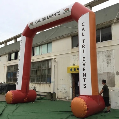 Arco de entrada al aire libre Carrera inflable Linea de llegada Arco inflable para evento publicitario