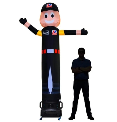 Publicidad exterior inflatable Usado tamaño personalizado chico skydancer tubo hombre bailarines de aire con soplador