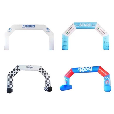 Arco de carrera inflable para exteriores Arco de entrada inflable Arcos de línea de meta inflables para la venta