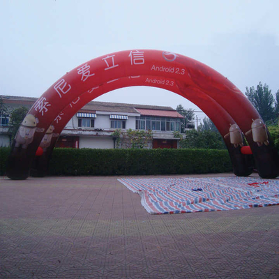 Impresión de logotipo de tamaño personalizado Publicidad al aire libre Arco inflable para evento deportivo