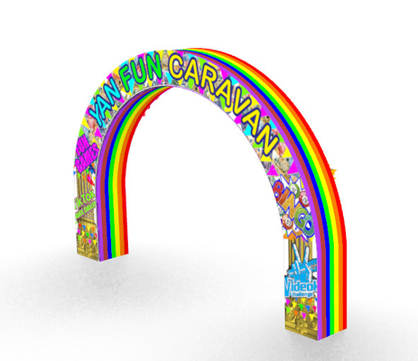 Tianyili fábrica precio mayorista material de PVC aprobado CE soplador tamaño de logotipo personalizado arco inflable