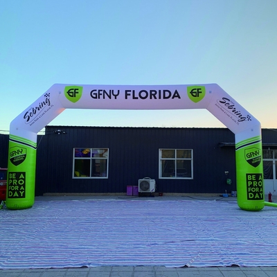 15+ años de diseño Equipo experimentado Fábrica profesional de arco inflable puerta de entrada de arco inflable personalizada para publicidad
