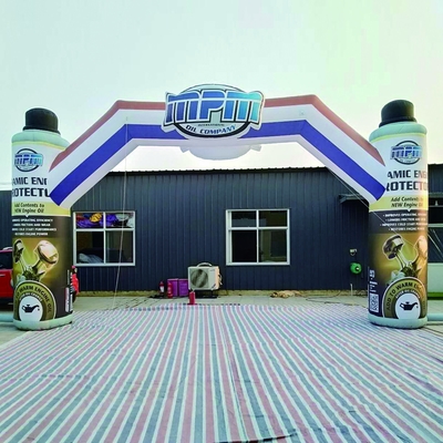 15+ años de diseño Equipo experimentado Fábrica profesional de arco inflable puerta de entrada de arco inflable personalizada para publicidad