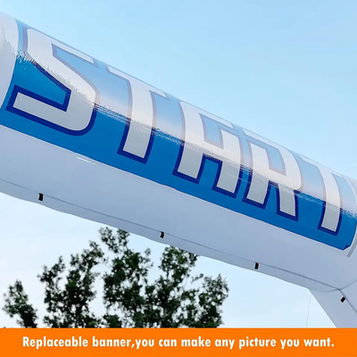 Personalizado Barato Arco Inflable de Cinco Lados Barato Arco Arco Inflable de Arco Rainbow Eventos con Logotipo de Marca