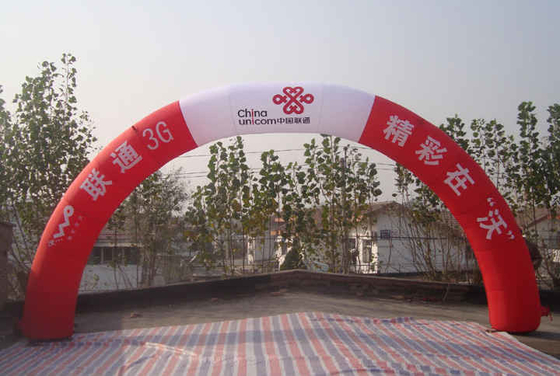 Carrera de deportes al aire libre Feria comercial Publicidad Puerta de arco inflable Evento Inicio Finalización Arco inflable