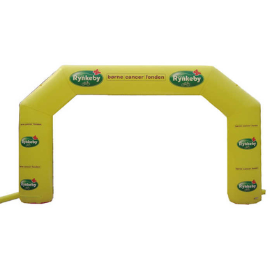 Carrera de deportes al aire libre Feria comercial Publicidad Puerta de arco inflable Evento Inicio Finalización Arco inflable