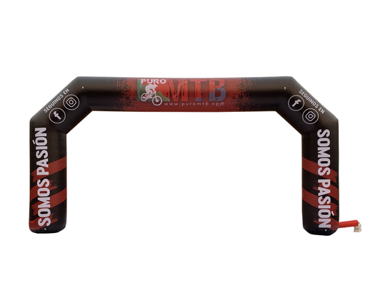 Precio mayorista de fábrica Logotipo personalizado eventos maratón línea de meta de inicio arco inflable