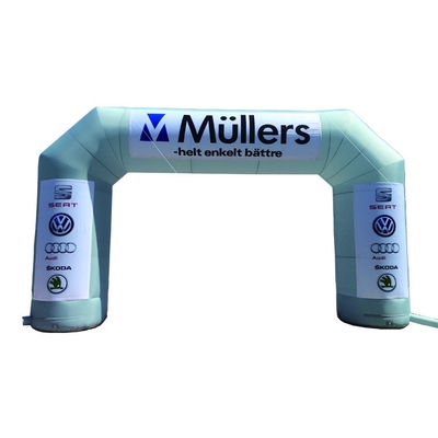 Precio mayorista de fábrica Logotipo personalizado eventos maratón línea de meta de inicio arco inflable