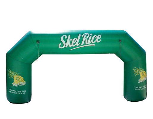 Precio mayorista de fábrica Logotipo personalizado eventos maratón línea de meta de inicio arco inflable
