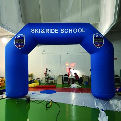 Deporte Arco de acabado inflable Publicidad al aire libre Arco de puerta inflable