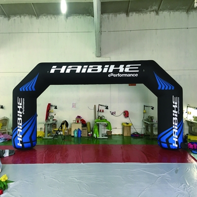 Deporte Arco de acabado inflable Publicidad al aire libre Arco de puerta inflable