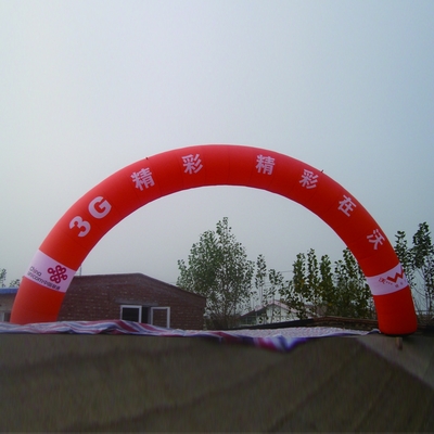 Eventos impermeables Arco publicitario inflable Tejido de Oxford Tamaño 5m