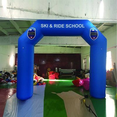 Eventos impermeables Arco publicitario inflable Tejido de Oxford Tamaño 5m