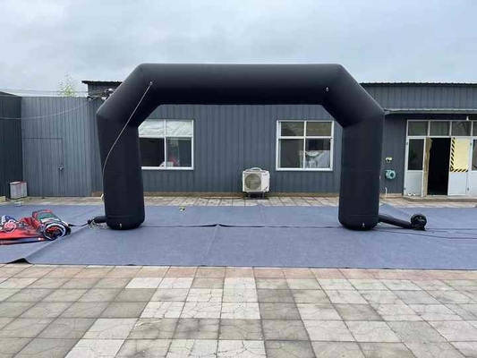 Arco de acabado inflable clásico Impresión personalizada de línea de acabado Arco de inflación
