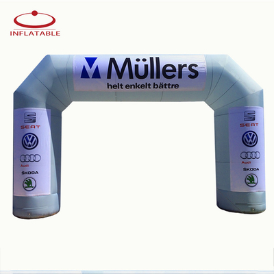 Publicidad personalizada Arco inflable gigante ODM para eventos deportivos