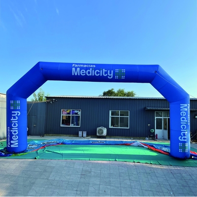 Impresión a medida Arco de acabado inflable Arco de entrada inflable exterior