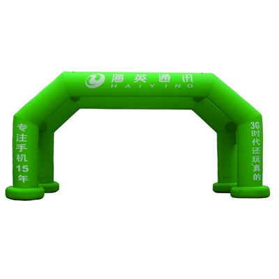 Arco gigante inflable para carreras