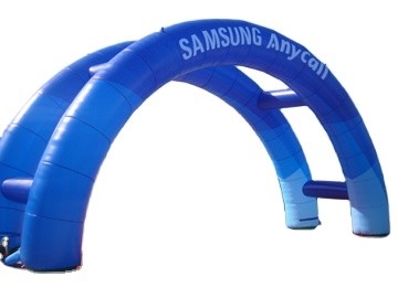 Arco de acabado inflable para exteriores