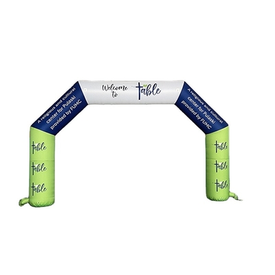 Arco de acabado inflable para exteriores
