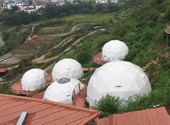 Lujo Igloo glamping resort tienda de campaña de cúpula geodésica