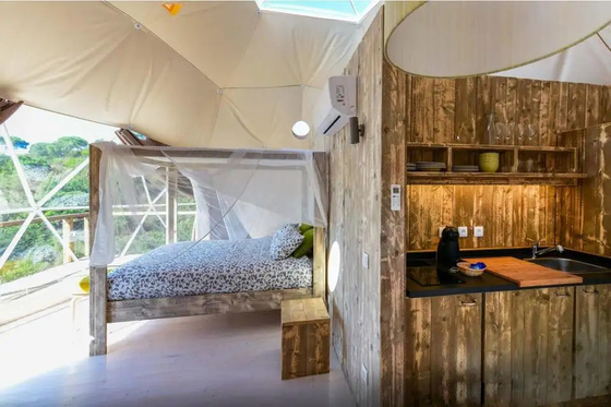 Windsurfing al aire libre Eco-Living hexa 20M grande portátil geo domos casa tienda de campaña