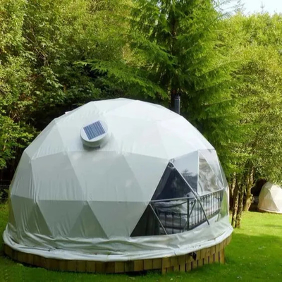 Imagen más grande Añadir a Compare Compartir lujo 6m pvc invierno nieve calentado campamento tienda de campaña de mitad cúpula para el desierto