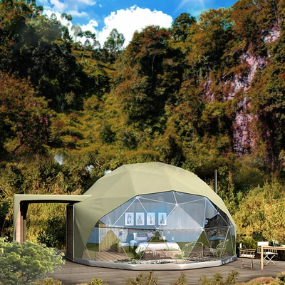 El Diámetro del Fútbol Resort de lujo 5M Geodésica Aluminio tienda de iglu